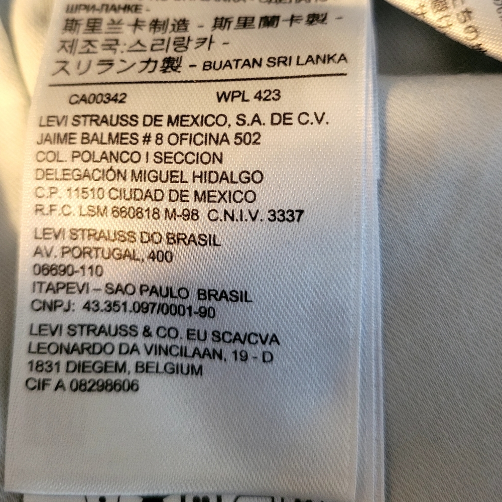 Levi Strauss Capris 20W NWT - Picture 6 of 7